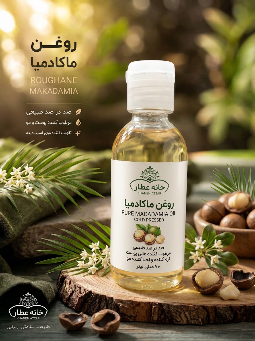 روغن ماکادمیا اصل(70 میلی لیتر)