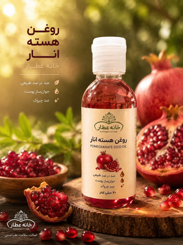 روغن هسته انار اصل (70 میلی لیتر)