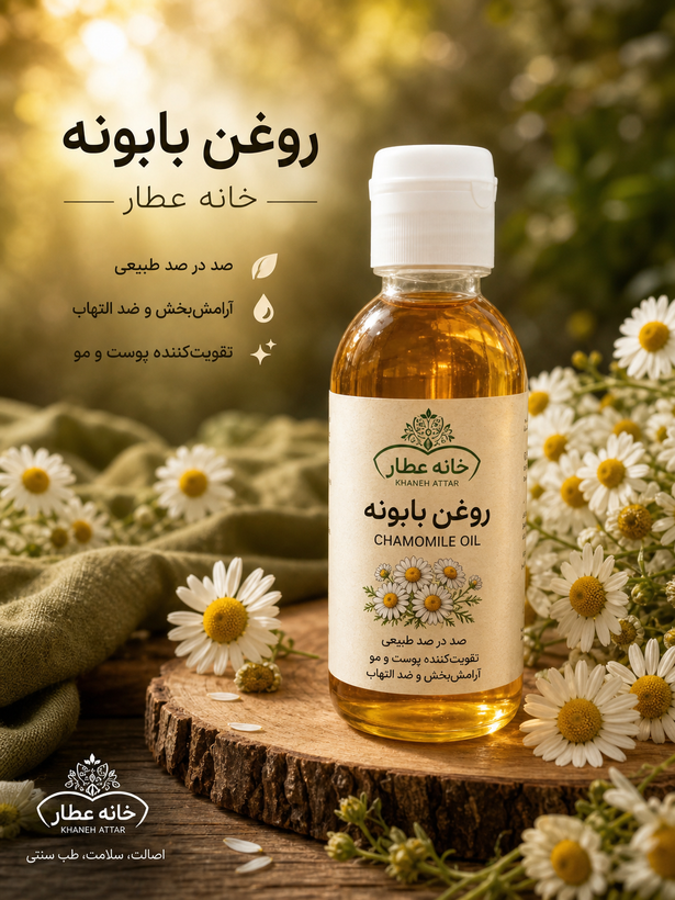روغن بابونه اصل(70 میلی لیتر)