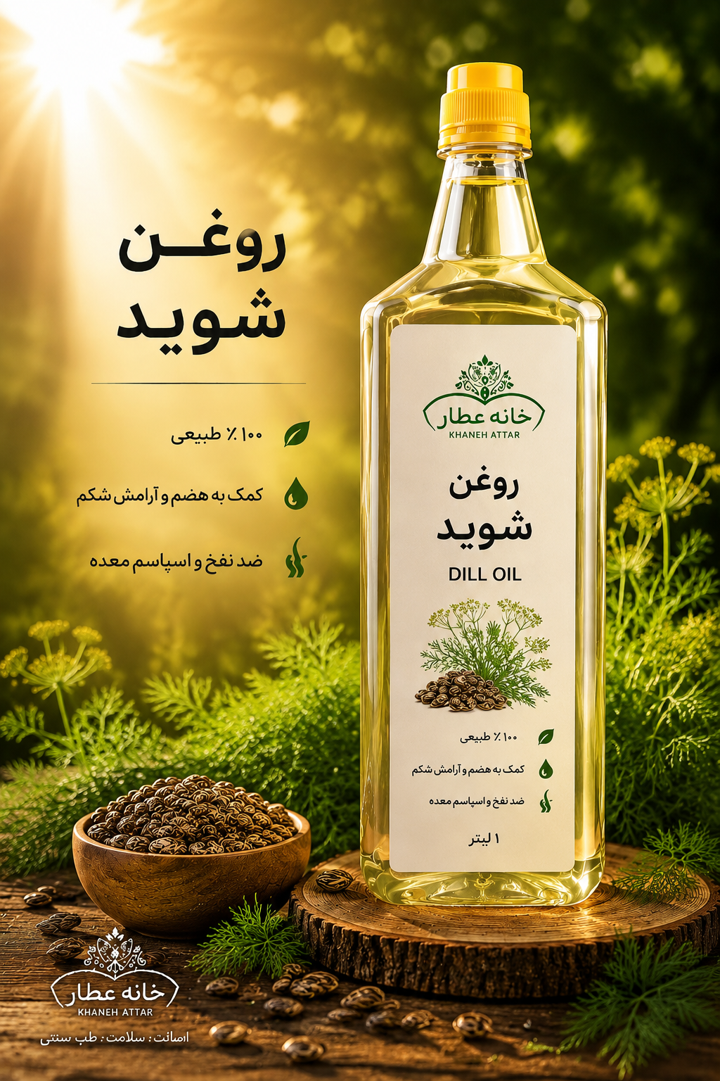 روغن شویدخالص (1لیتری) بضمانت مرجوعی