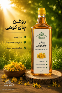 روغن چای کوهی خالص (1لیتری ) بضمانت مرجوعی